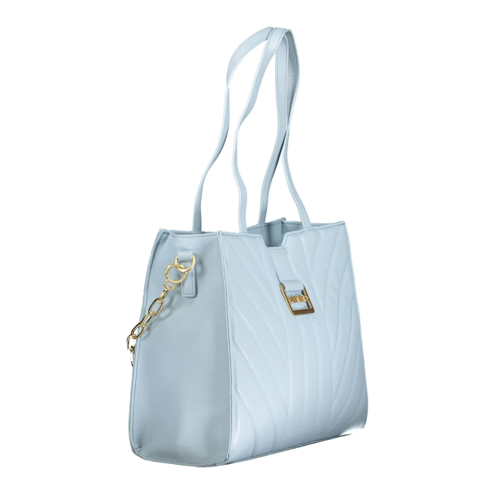 Valentino by Mario Valentino Blauwe Schoudertas met Kettinghandvat Blue Dames