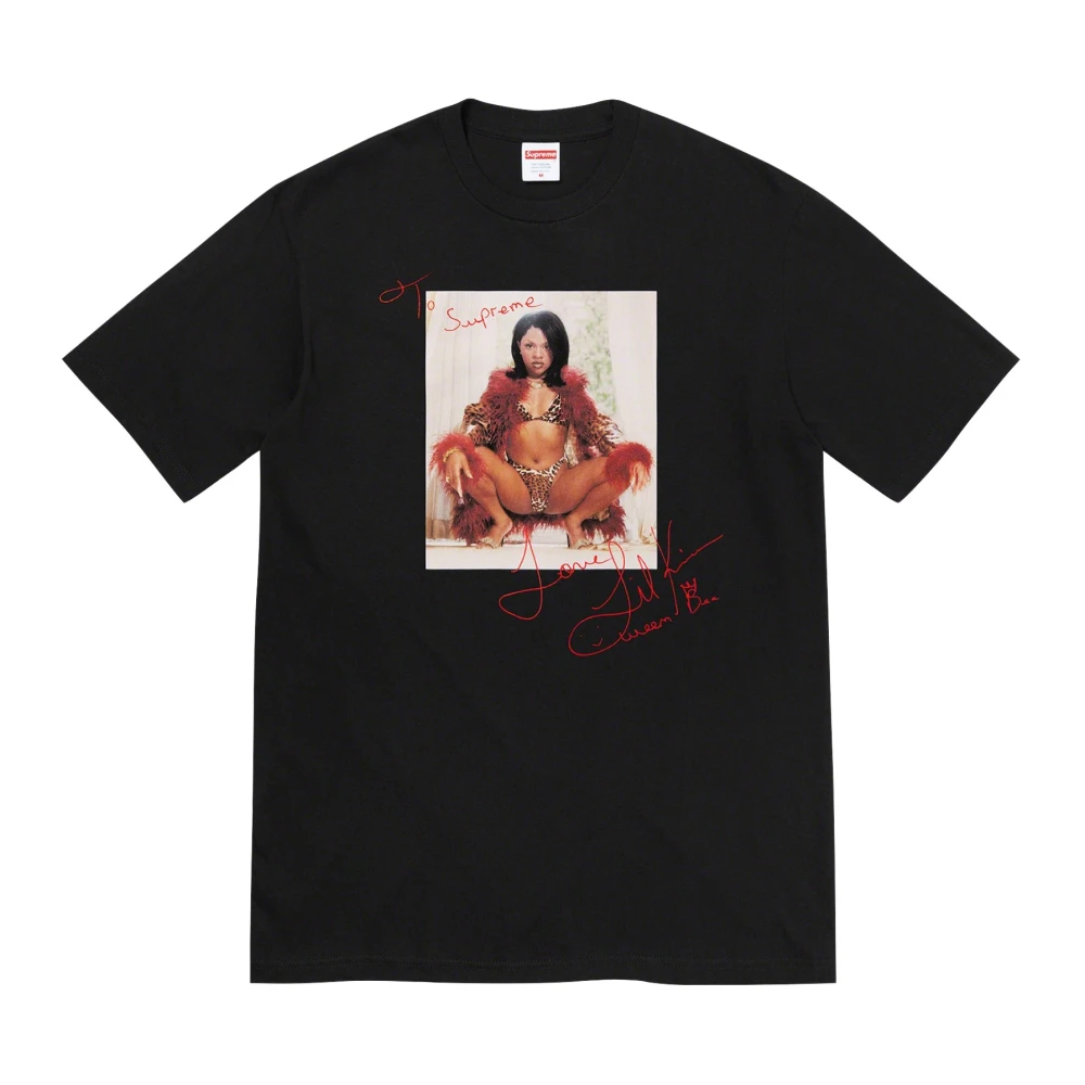 Supreme Beperkte Oplage Lil Kim Tee Zwart Black Heren