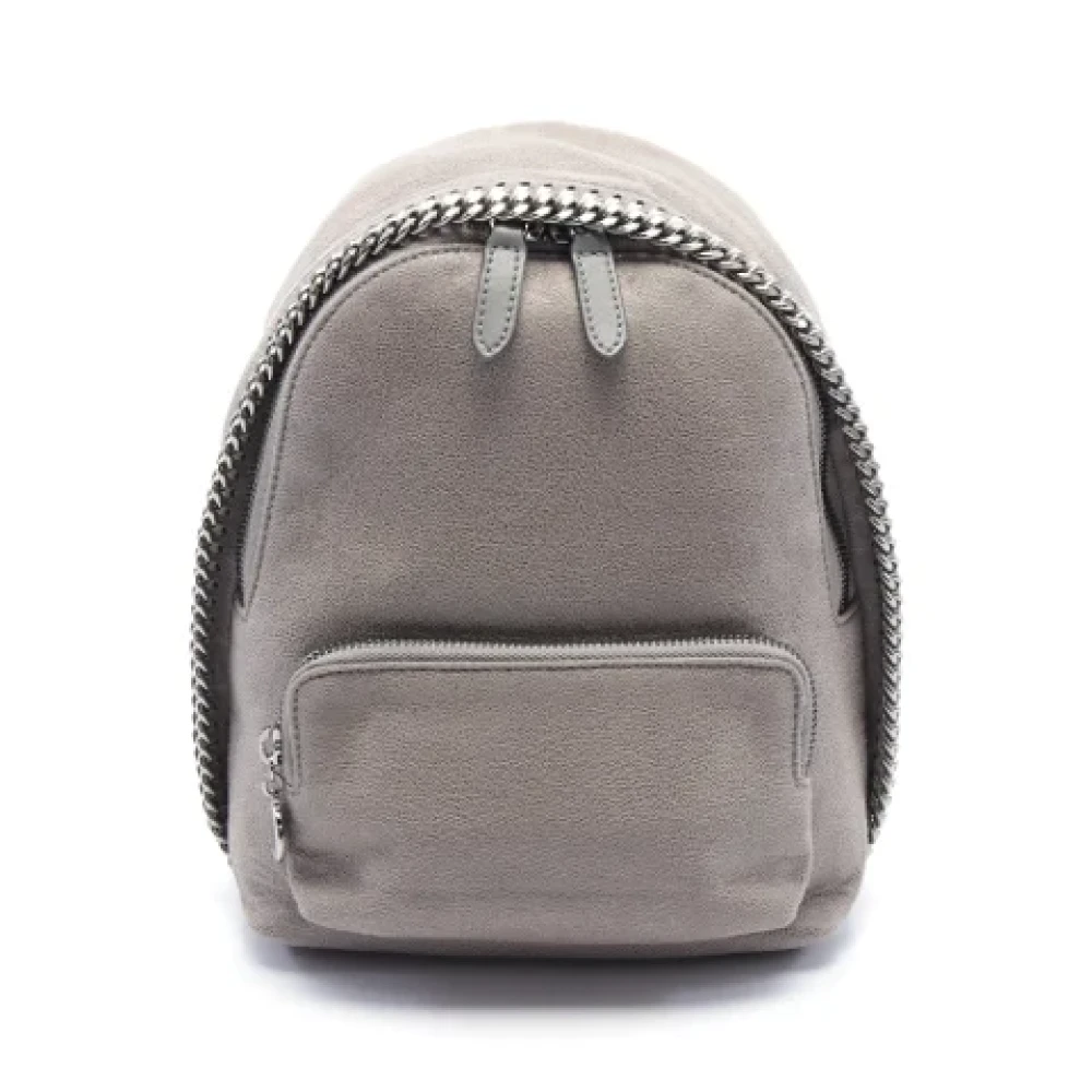 Stella McCartney Pre-owned Leather backpacks Gray Dames