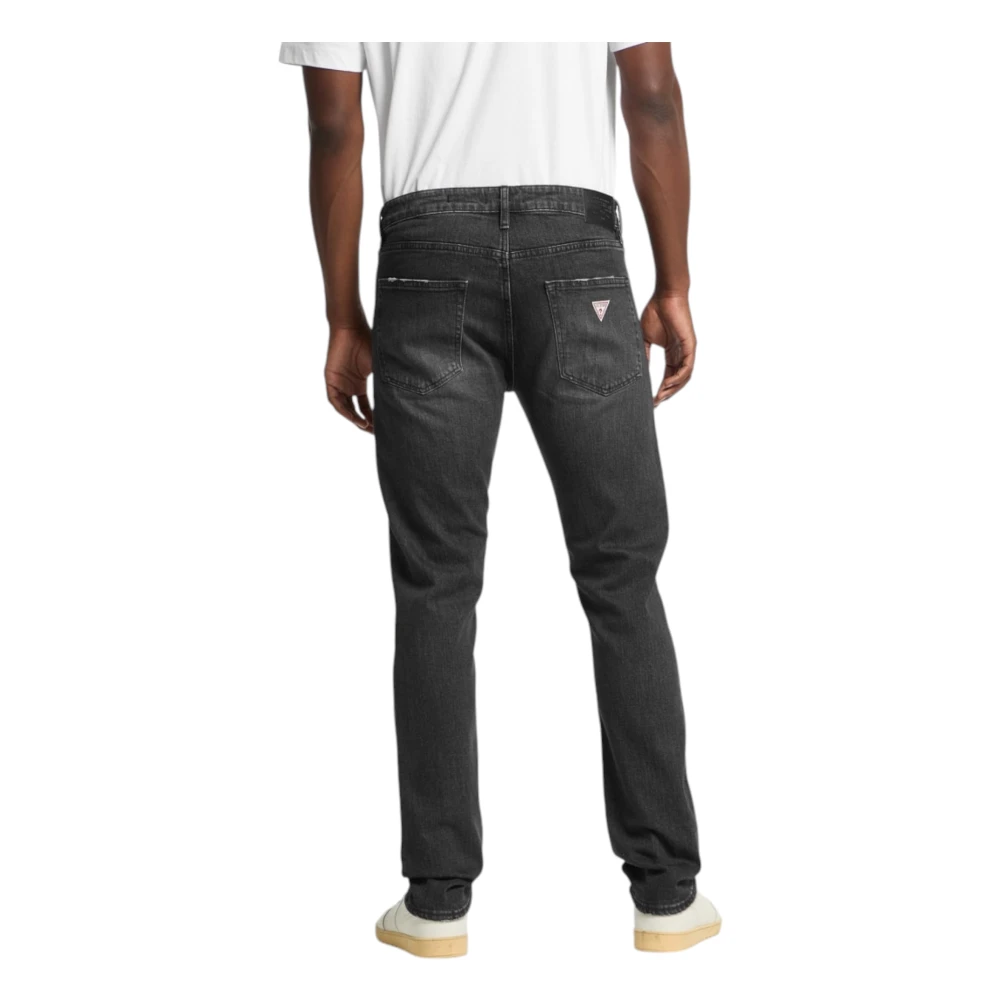 Guess Biologisch Katoen Straight Jeans Gray Heren