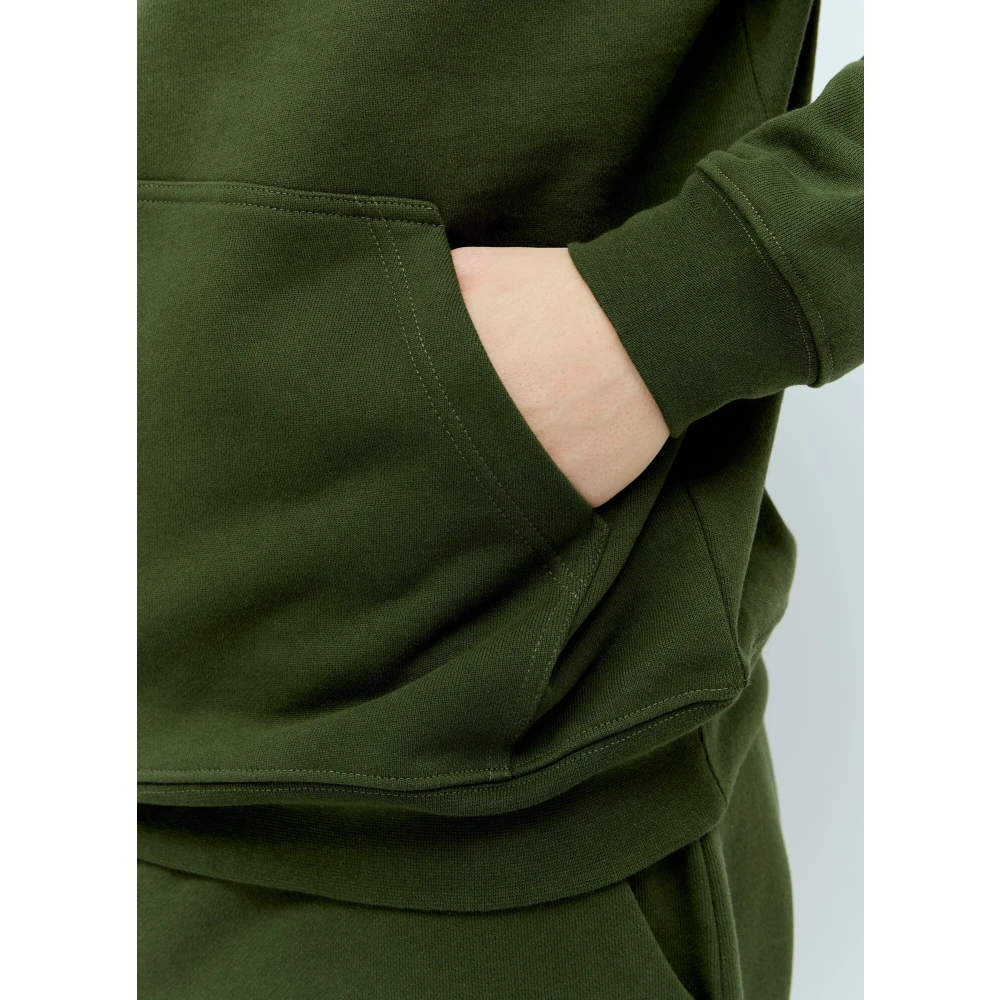 Dime Mtl Logo Hoodie van Katoenfleece Green Heren