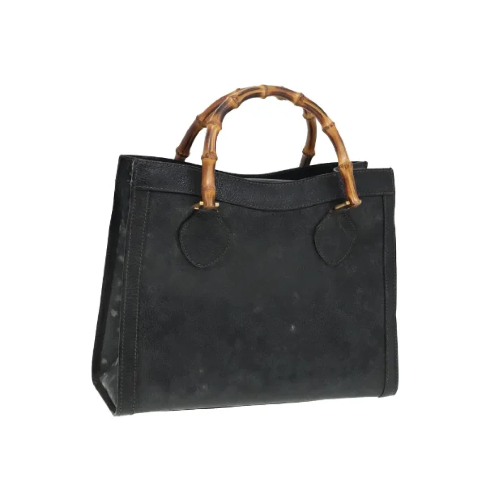 Gucci Vintage Pre-owned Leather handbags Black Dames