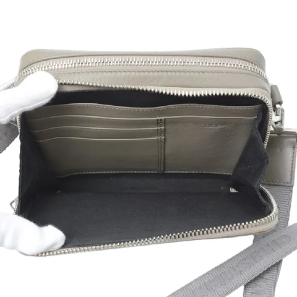 Dior Vintage Pre-owned Leather dior-bags Brown Dames