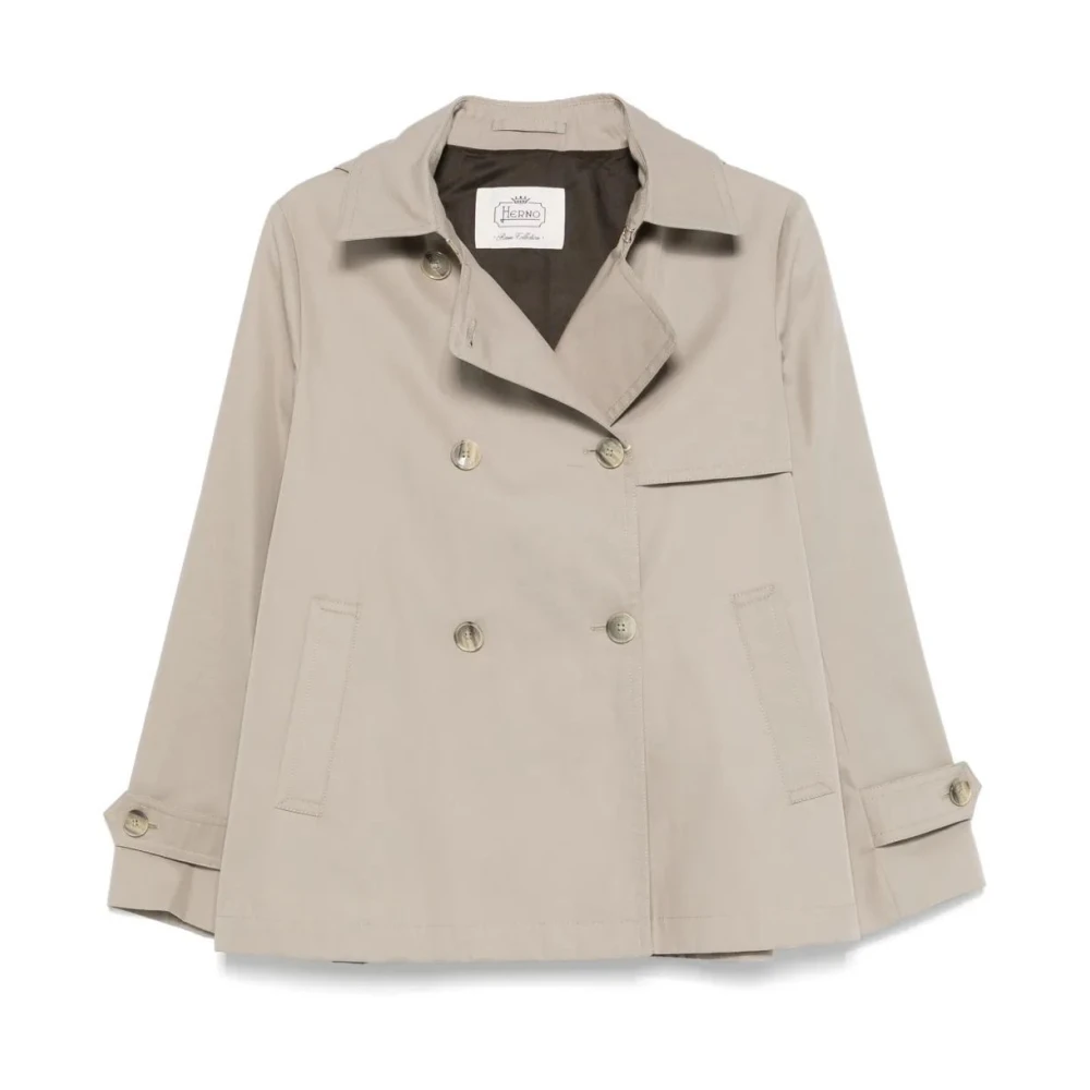 Herno Stijlvolle Trenchcoat Gray Dames