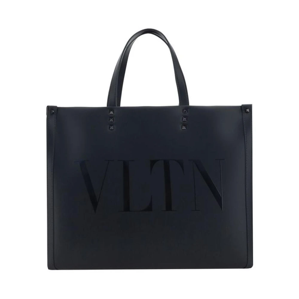 Valentino Garavani Tote handtas met studs en logo Black Heren