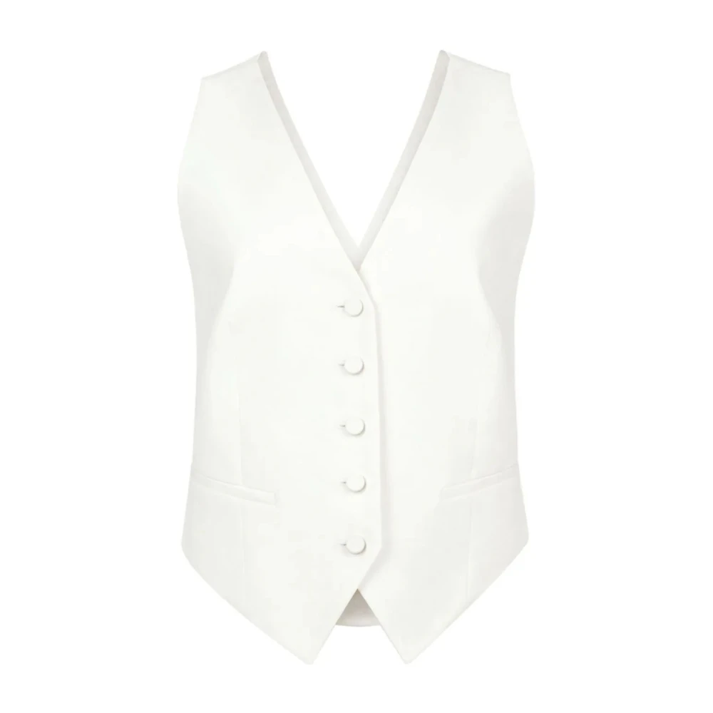 Nina Ricci Suit Vests White Dames