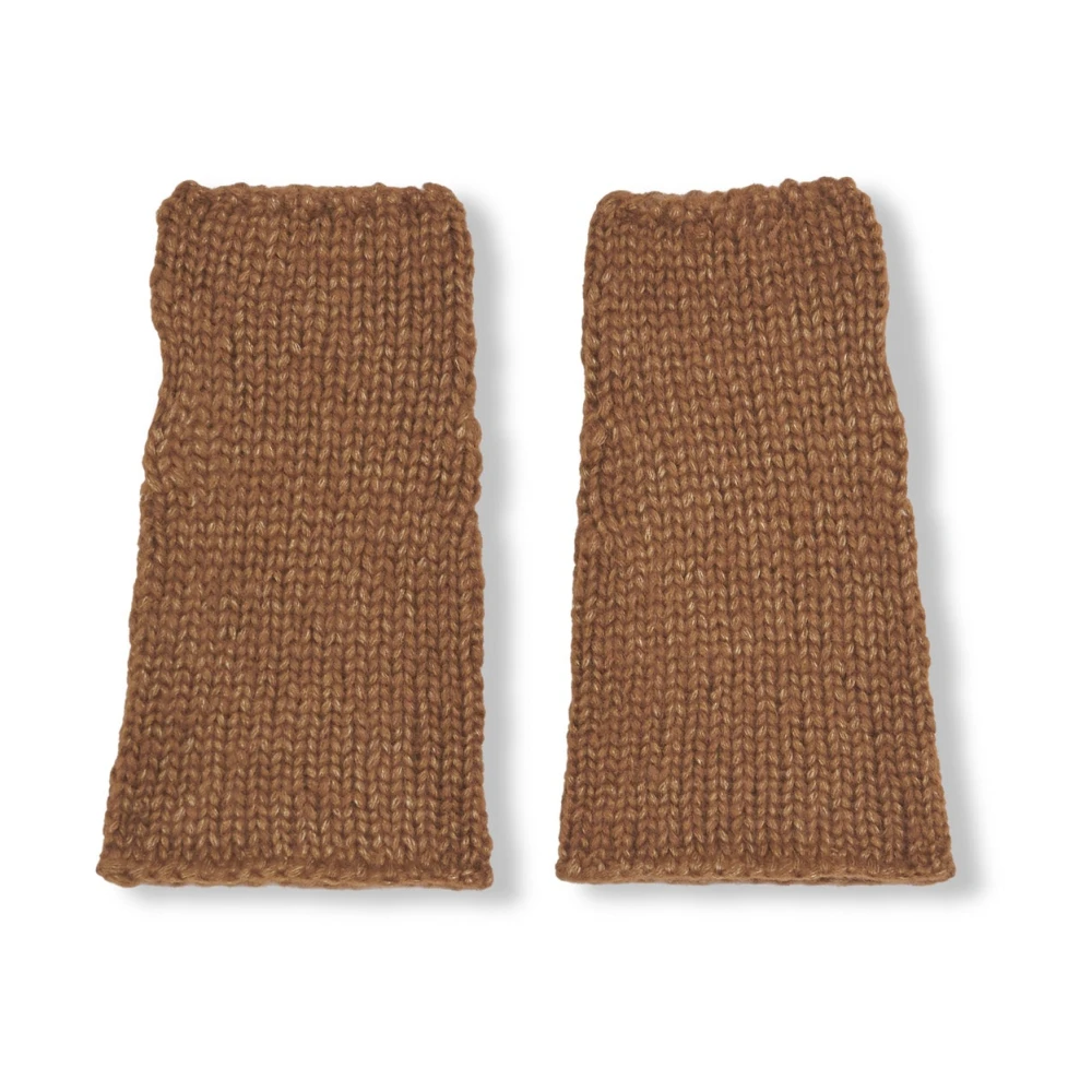 Cortana Circ baby alpaca en zijden mouwen Brown Dames