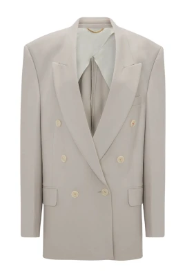 Relaxed Double Breasted Blazer