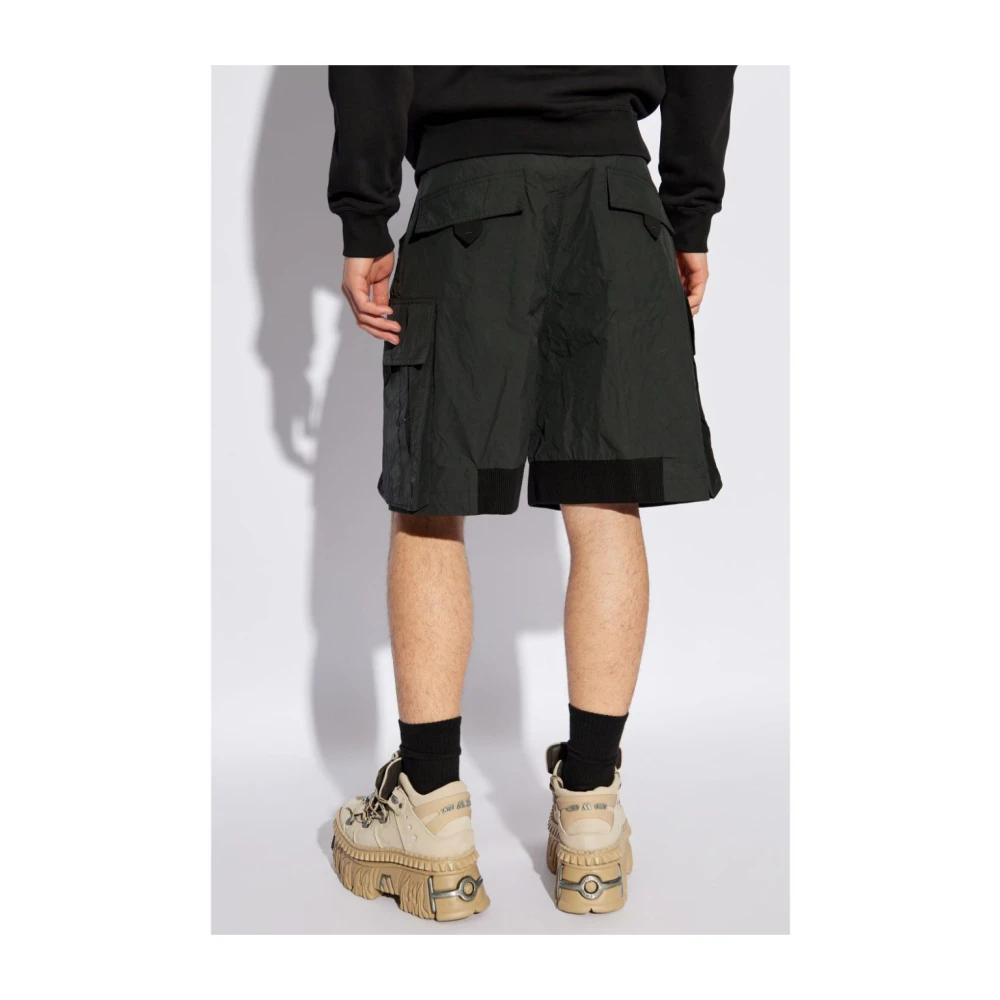 Dsquared2 Zwarte Casual Shorts voor Mannen Black Heren