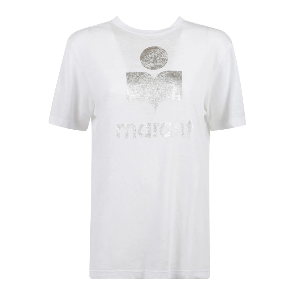 Isabel Marant Étoile Casual katoenen T-shirt voor vrouwen White Dames