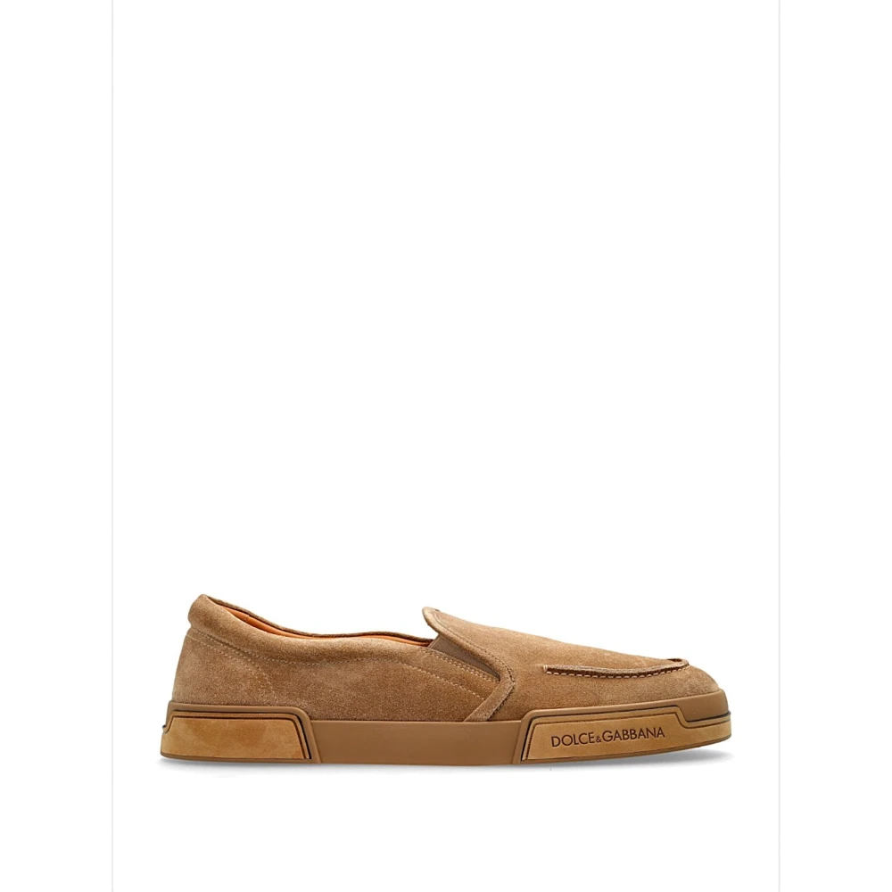 Dolce & Gabbana Men's Beige Loafers, 8 Uk, Cushion Sneaker