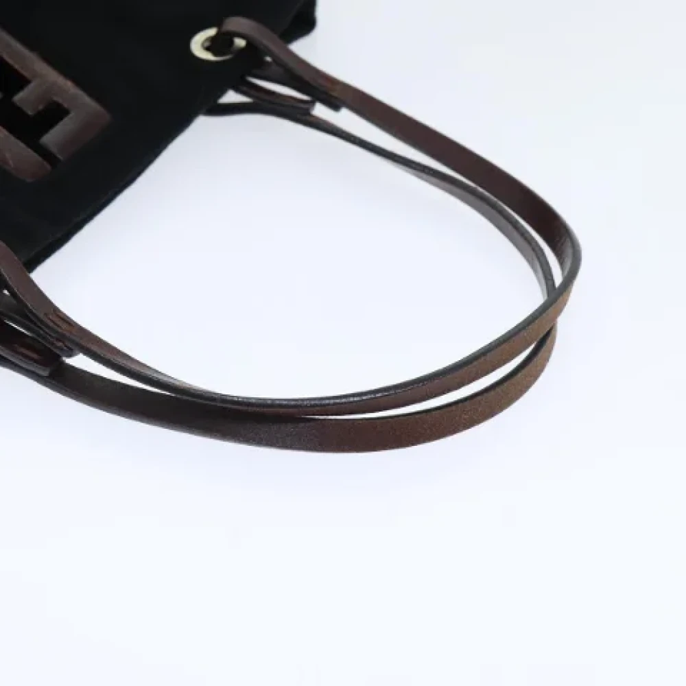 Fendi Vintage Pre-owned Wool handbags Black Dames