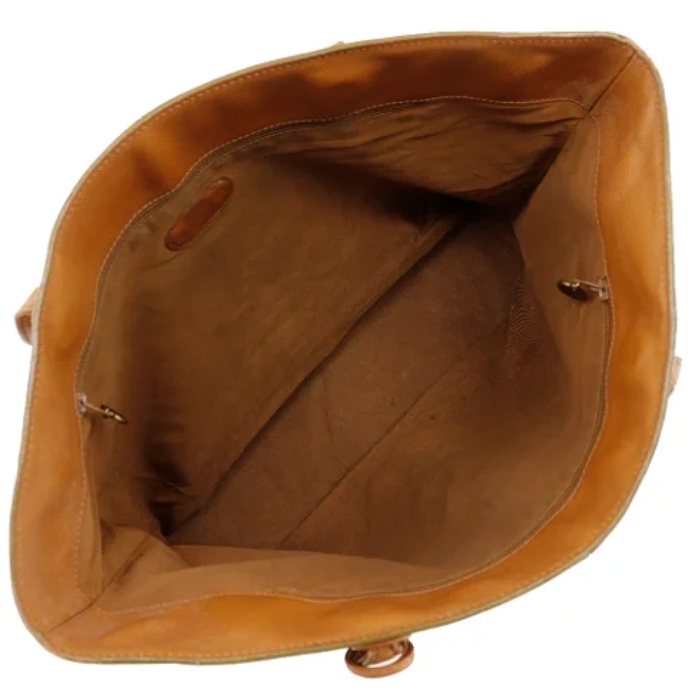 Chanel Vintage Pre-owned Leather chanel-bags Brown Dames