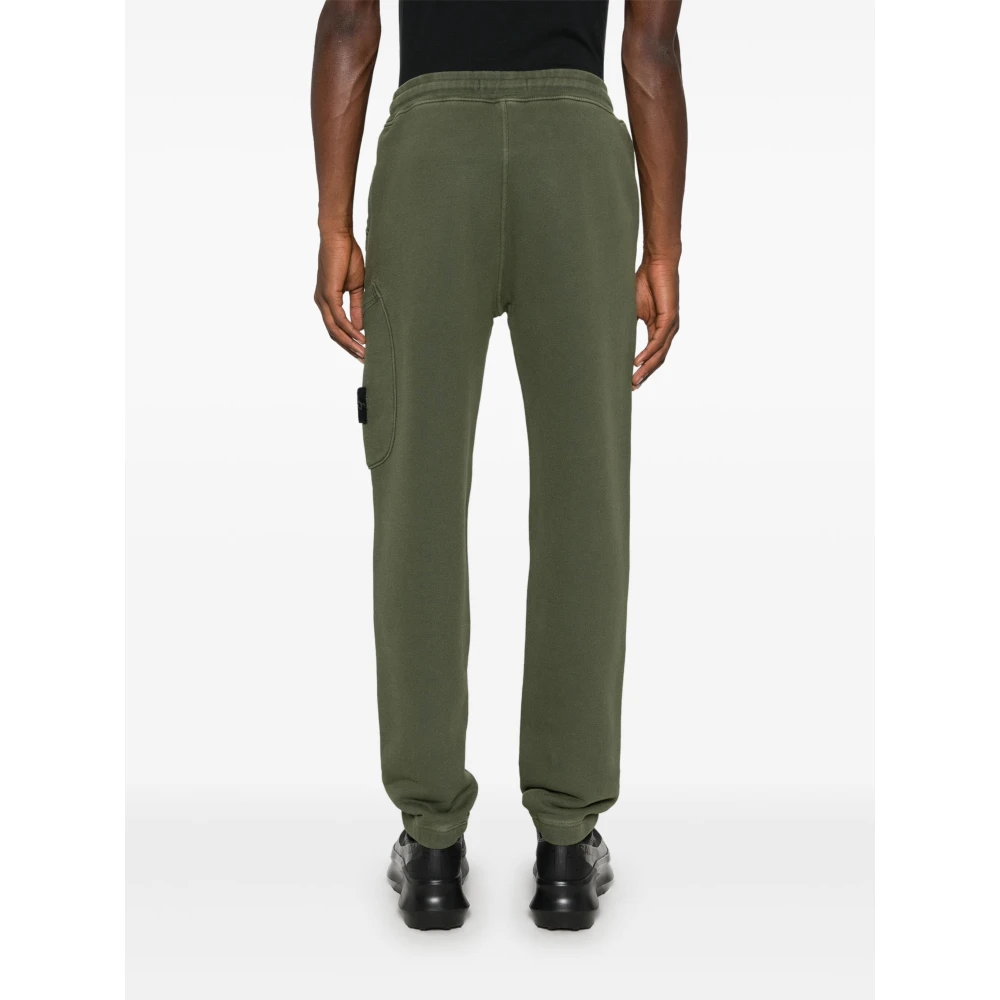 Stone Island Groene Jogger Zachte Zak Broek Green Heren