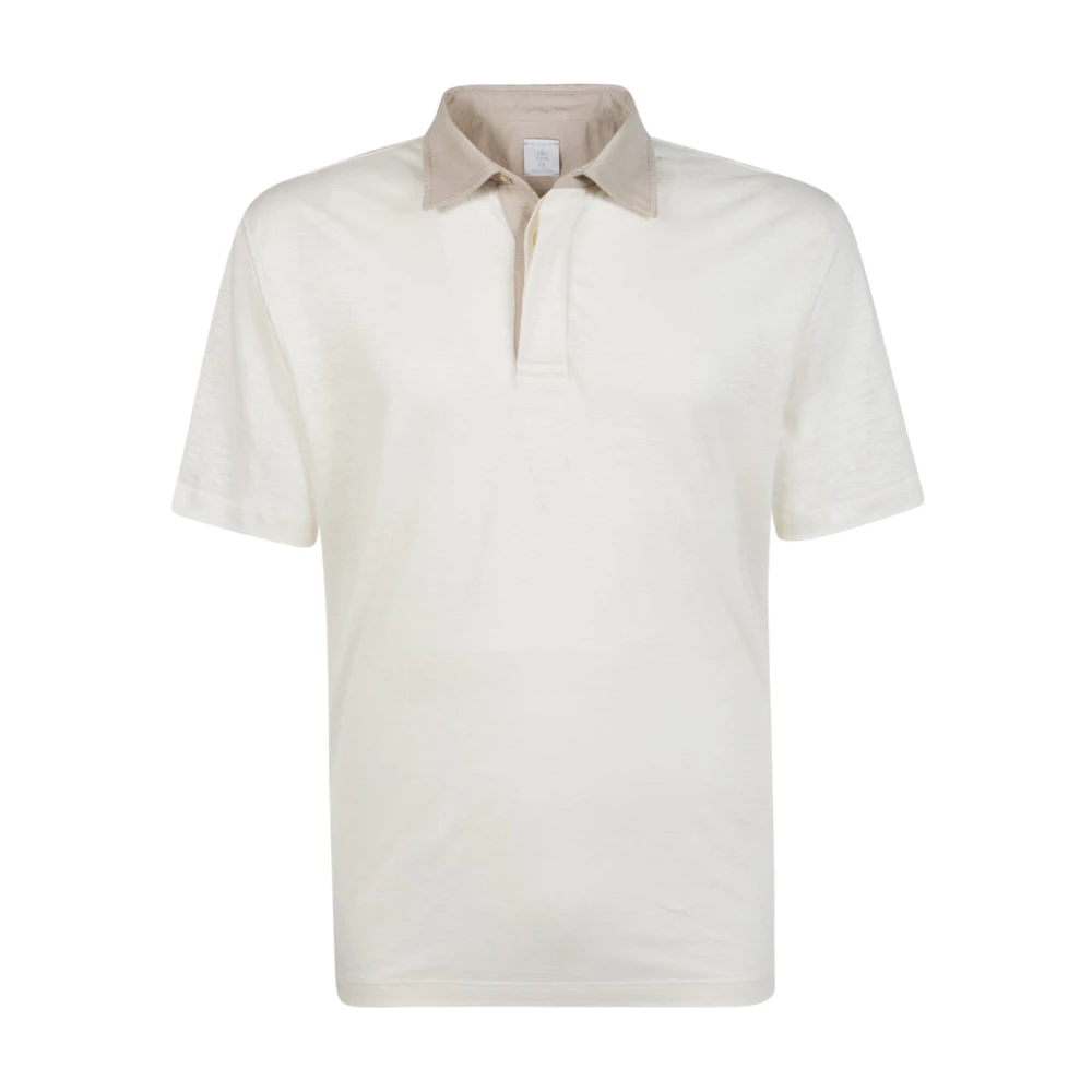 Eleventy Men's White Polo 4 Bottoni - Polo Shirts - Xl - Tops