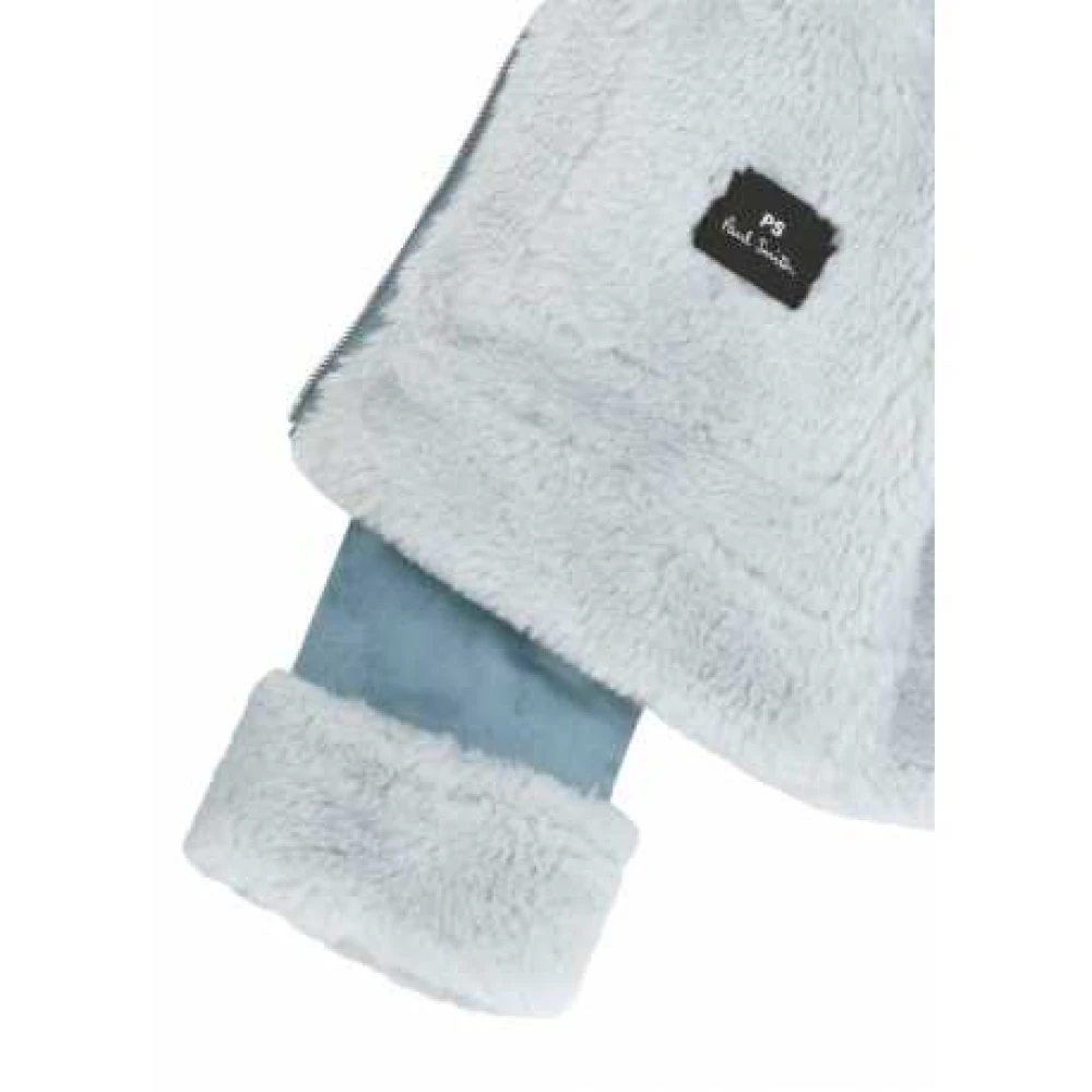 Paul Smith Turquoise Nep Bont Blouson Jas Blue Dames