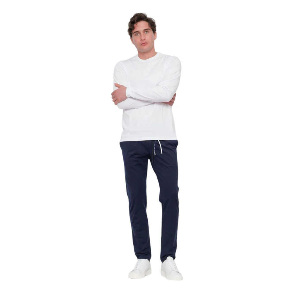 People of Shibuya Lange Mouw T-shirt White Heren