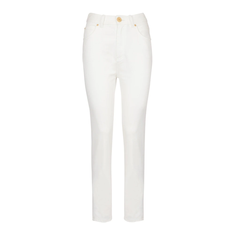 Balmain Jeans met toelopende pijpen White Dames