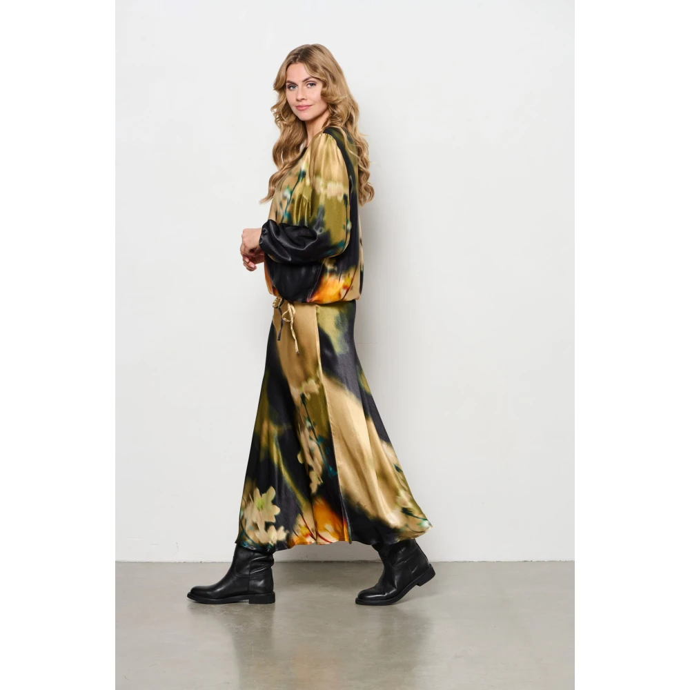 &Co Woman Bloes met lange mouwen en ruches Multicolor Dames