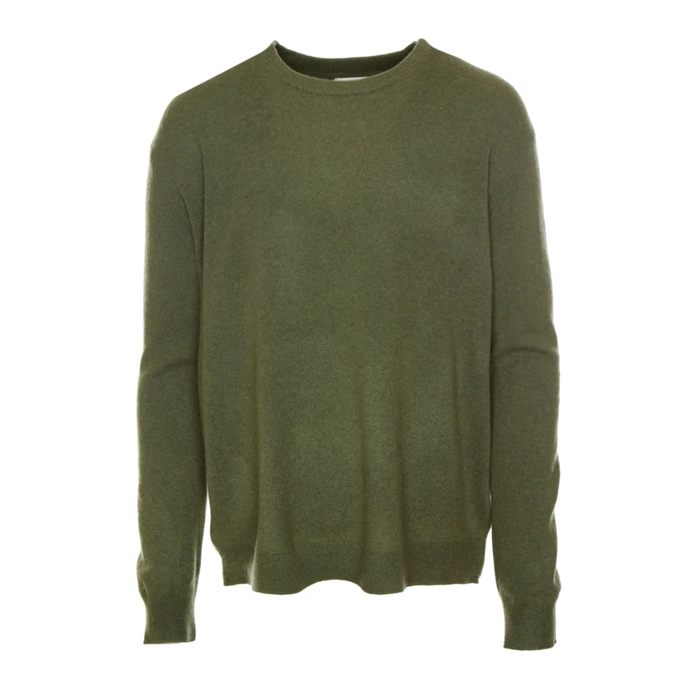 American vintage Raxow Gebreide Trui met Ronde Hals Green Heren