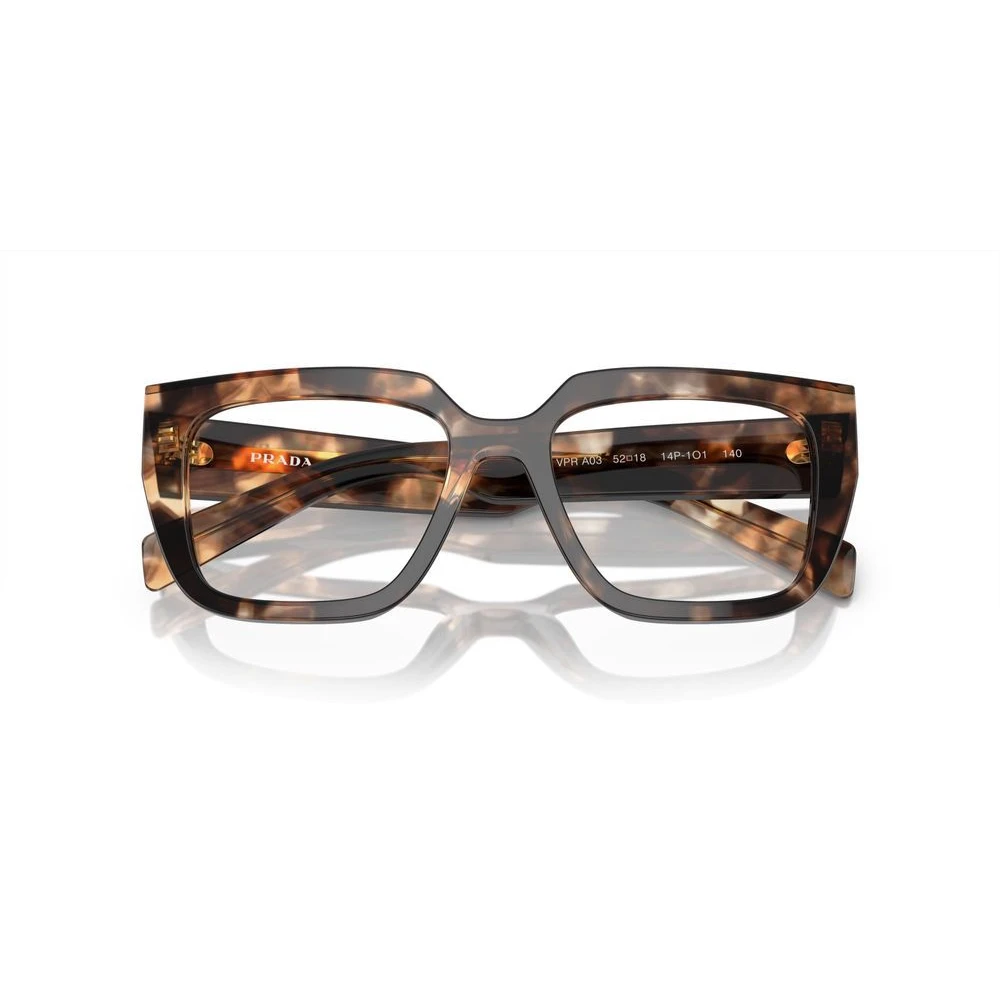 Prada Caramel Havana Brillenmonturen Brown Unisex