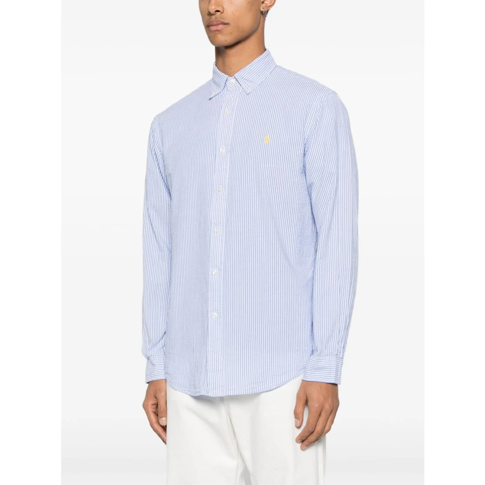 Polo Ralph Lauren Stijlvolle Overhemden Collectie Blue Heren