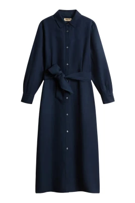 Lyocell Linen Chemisier Klänning