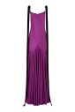 robe-longue-en-satin-fuchsia-avec-noeuds