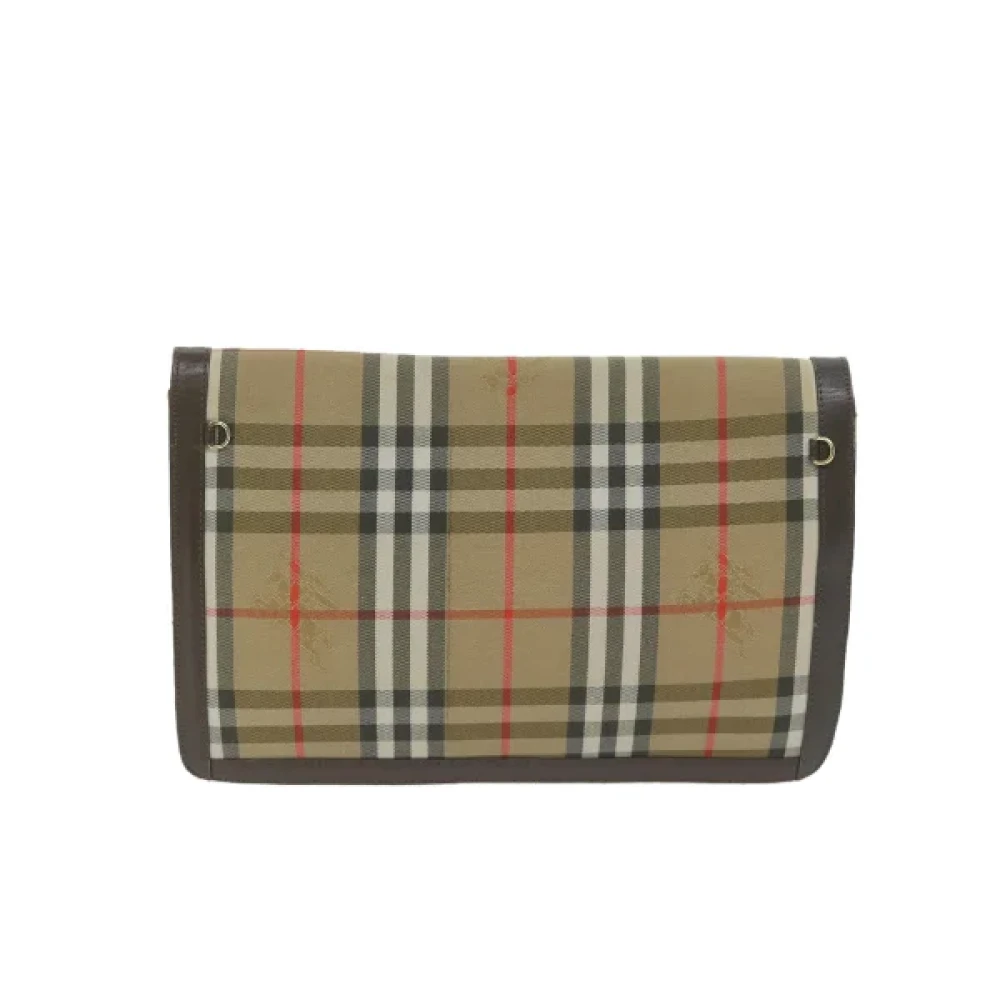 Burberry Vintage Pre-owned Nylon clutches Multicolor Dames