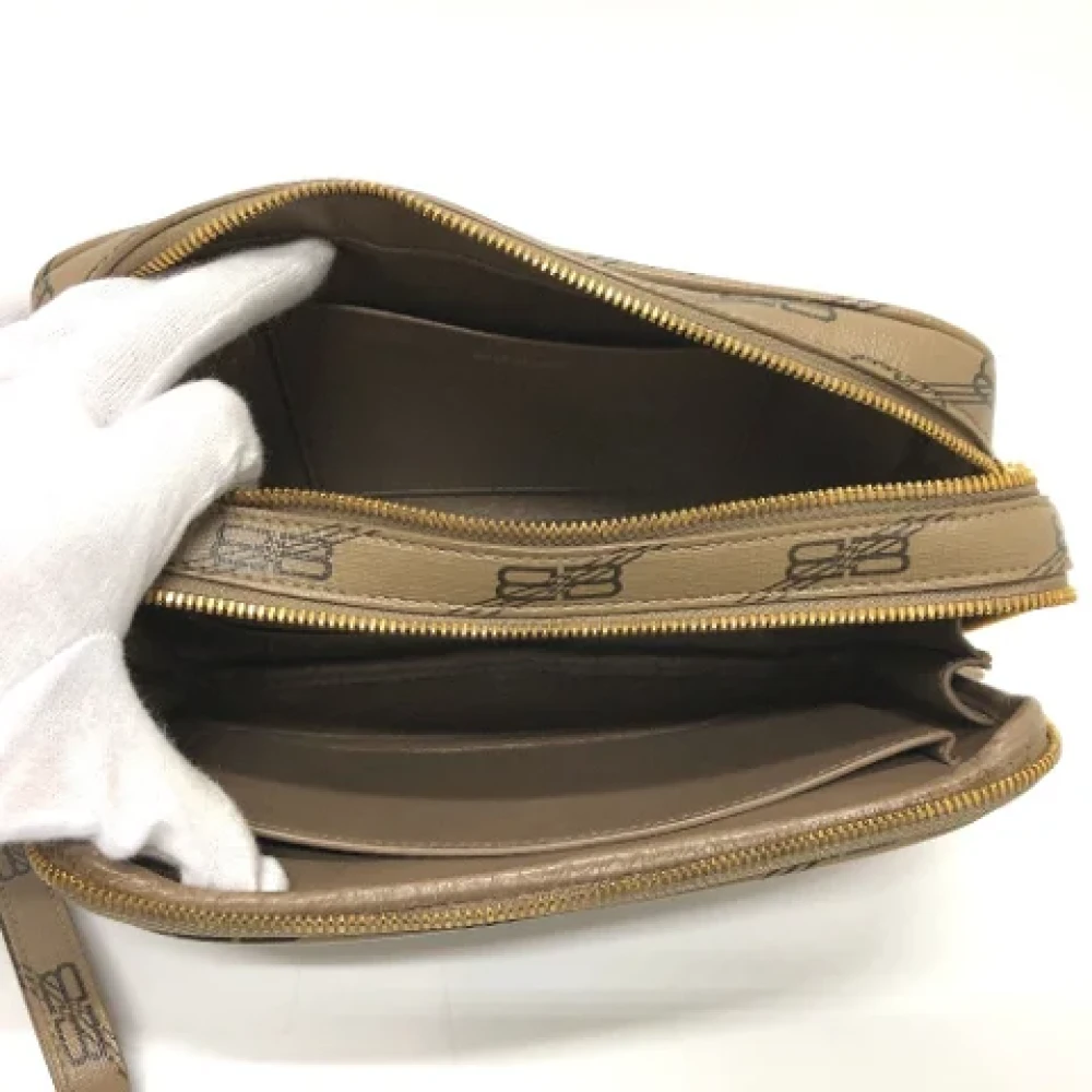 Balenciaga Vintage Pre-owned Leather clutches Brown Dames