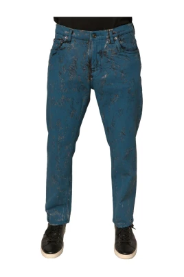 Blå Logo Skinny Denim Jeans