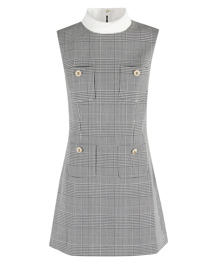 robe-mini-a-carreaux-sans-manches