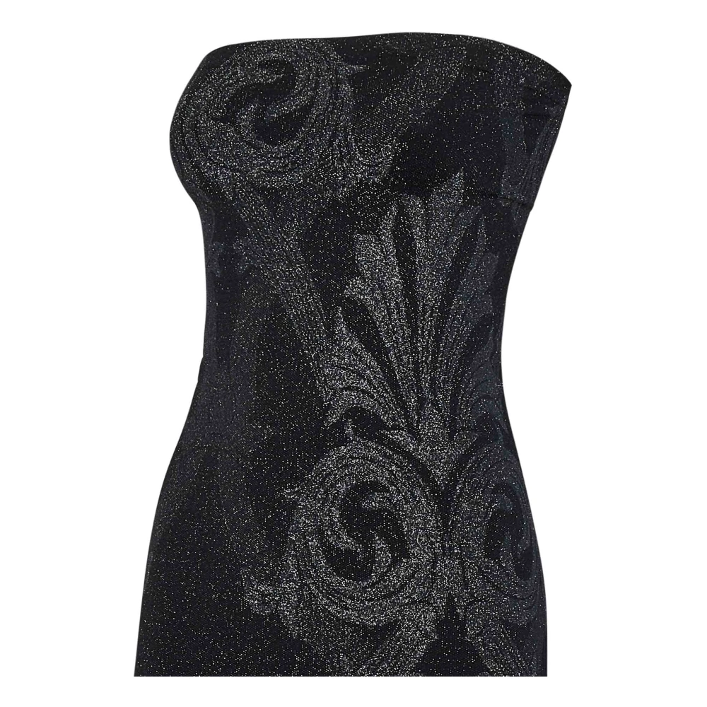 Wolford Zwarte Paisley Jurk Elegant Gelegenheidskleding Black Dames