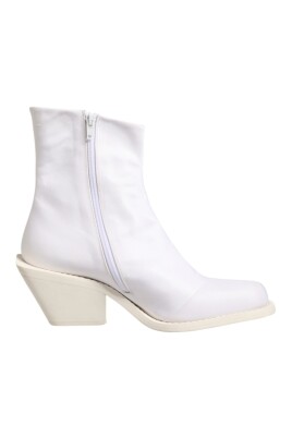 white-square-heel-zip-ankle-boots