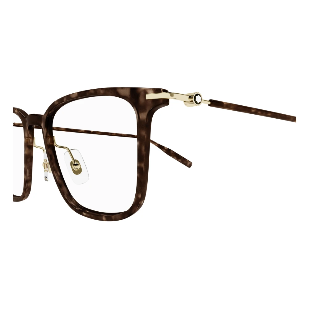 Montblanc Stijlvolle Bril in Zwart Brown Heren