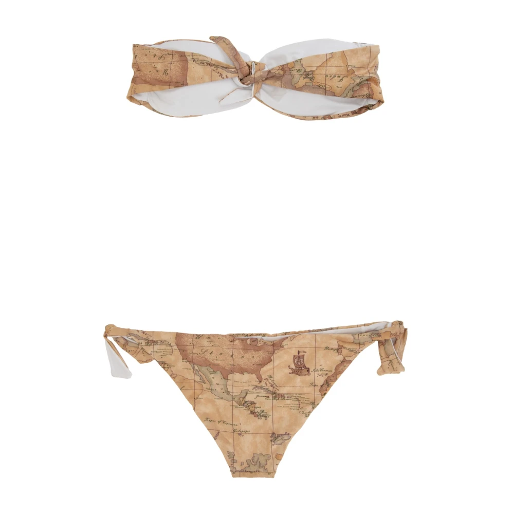 Alviero Martini 1a Classe Kanten Dames Bikini Set Beige Dames