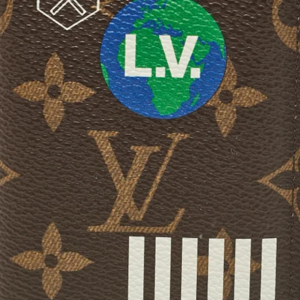 Louis Vuitton Vintage Pre-owned Canvas wallets Brown Heren