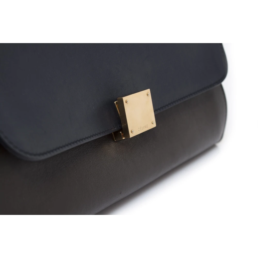 Celine Vintage Tweedehands tas Blue Dames