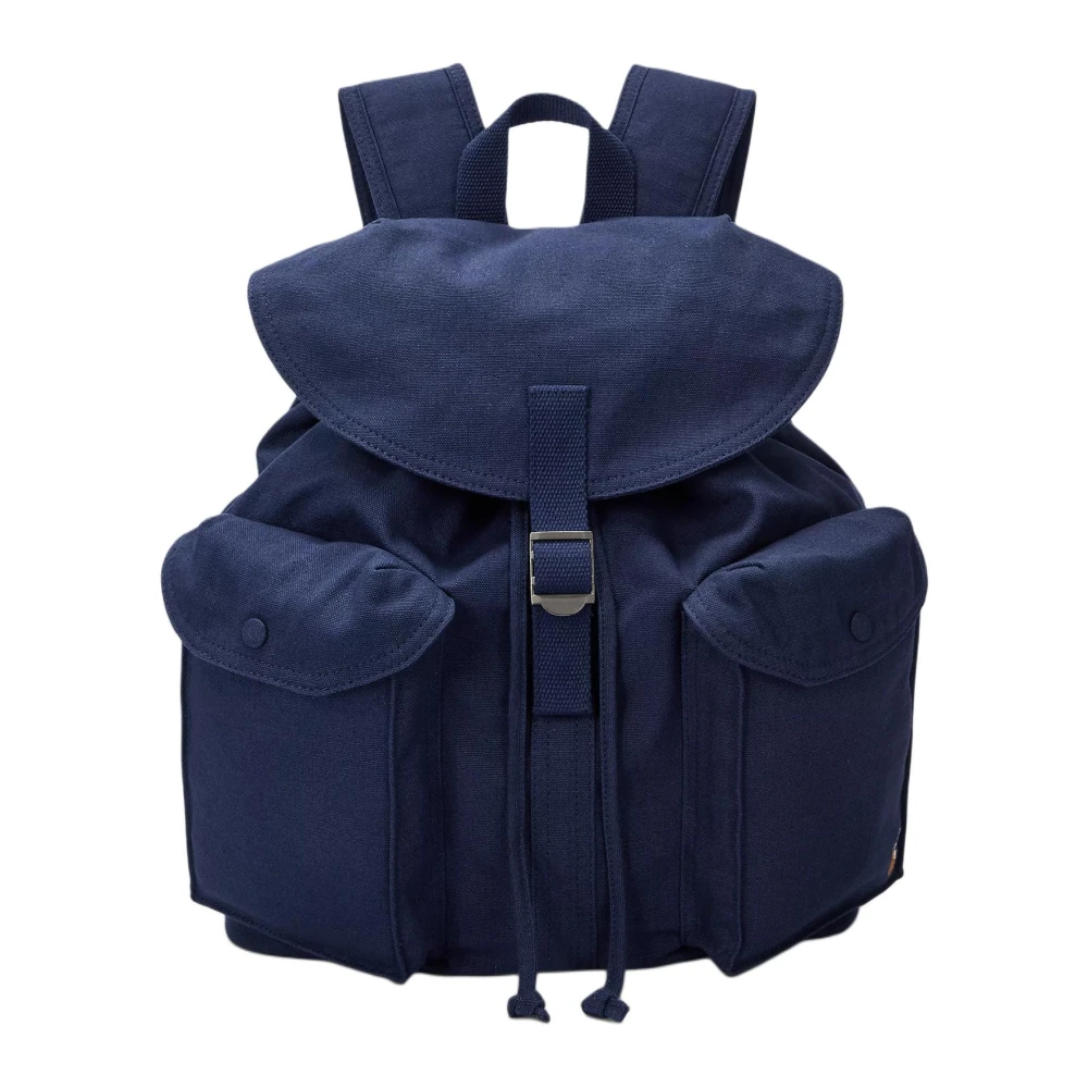 Polo Ralph Lauren Canvas Flap-Top Rugzak Blue Heren