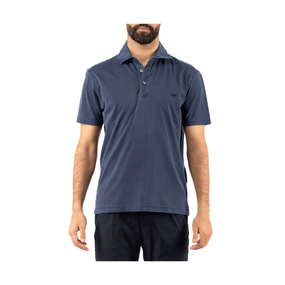 Fay Men's Blue Polo Shirts, 2XL, Polo Shirt