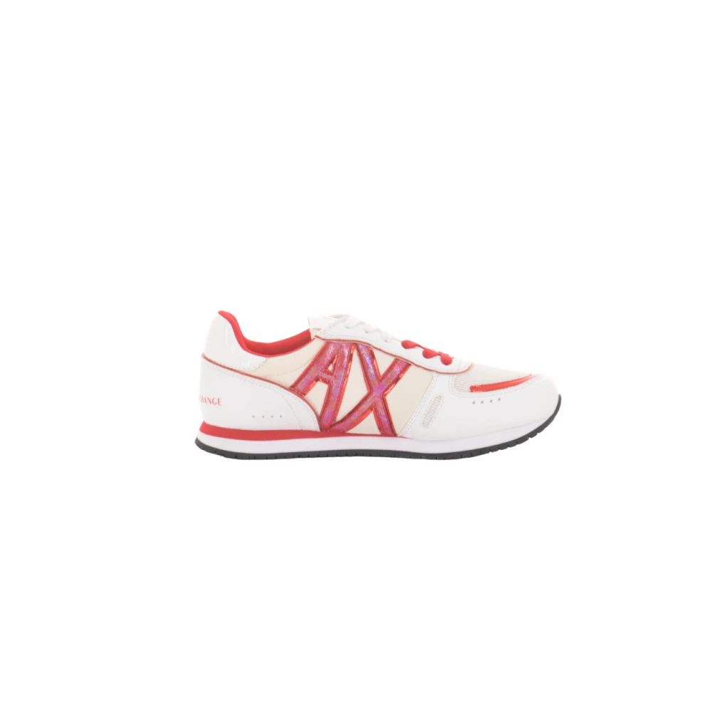 Armani Exchange Women's White Sneakers For