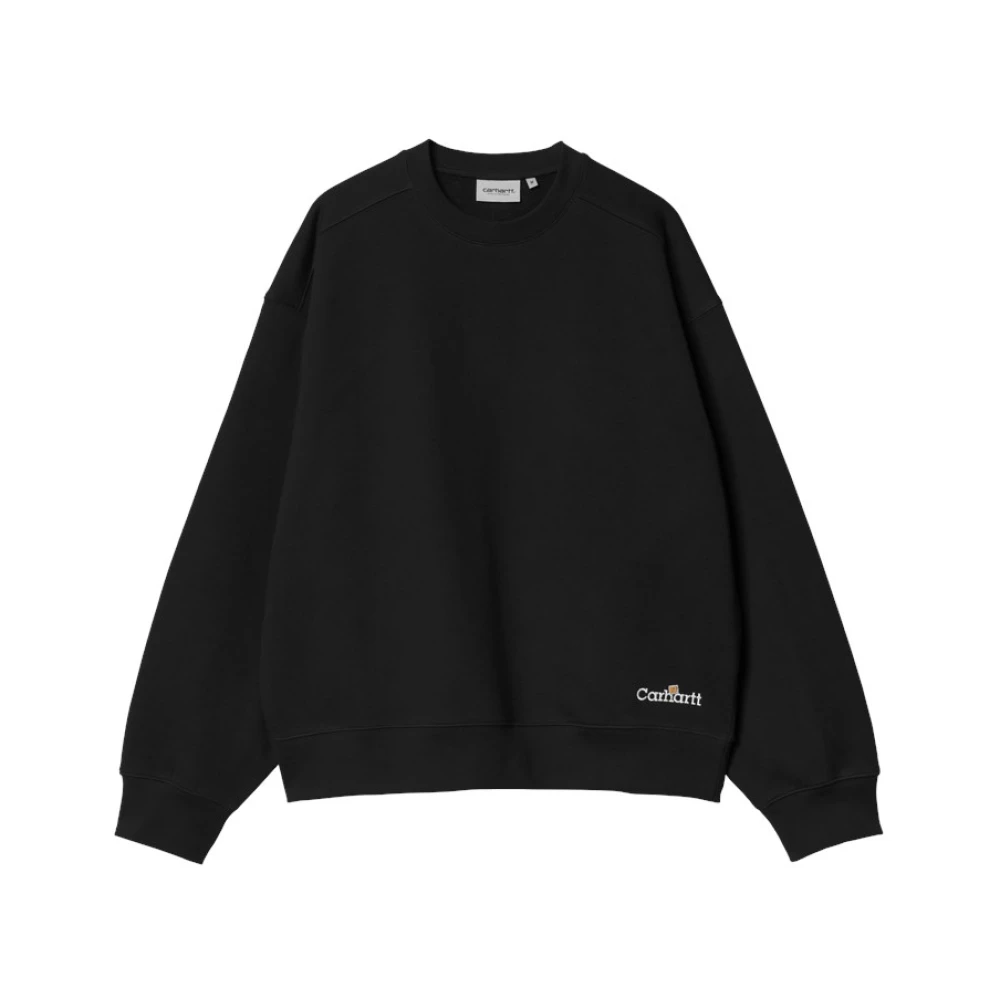 Carhartt WIP Minimalist Script Sweatshirt Black Heren