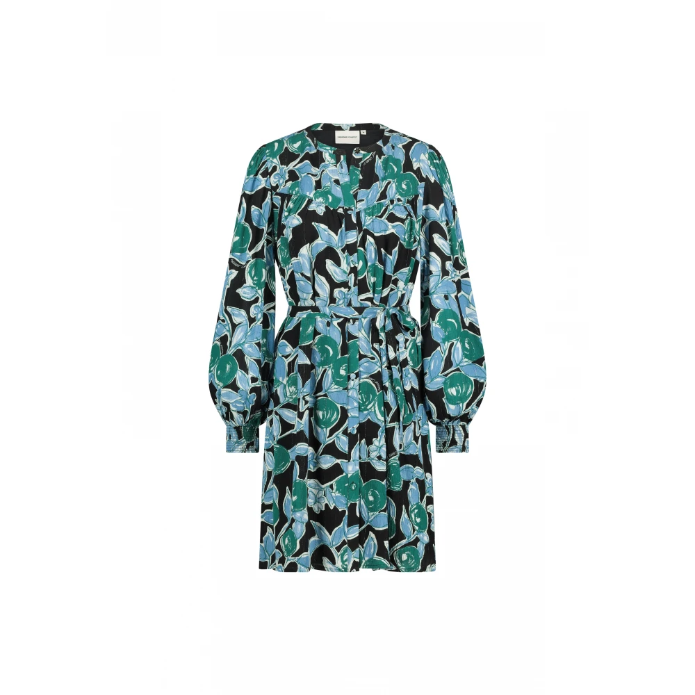 Fabienne Chapot Ballonmouw Korte Jurk Green Dames