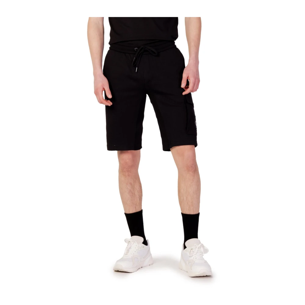 Calvin Klein Jeans Men's Black Lace-Up Athletic Shorts - Casual Shorts - S- Shorts
