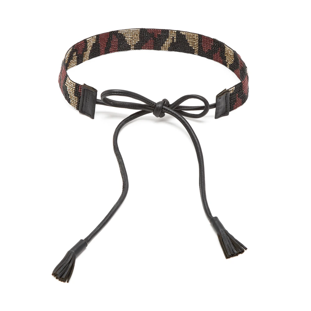 Maliparmi Dieren Franjes Riem Multicolor Dames