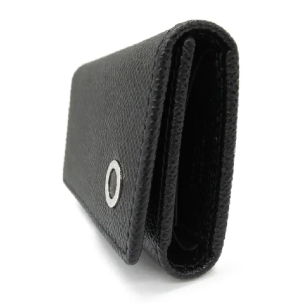 Bvlgari Vintage Pre-owned Leather key-holders Black Unisex