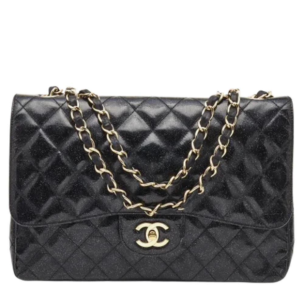Chanel Vintage Pre-owned Leather chanel-bags Black Dames