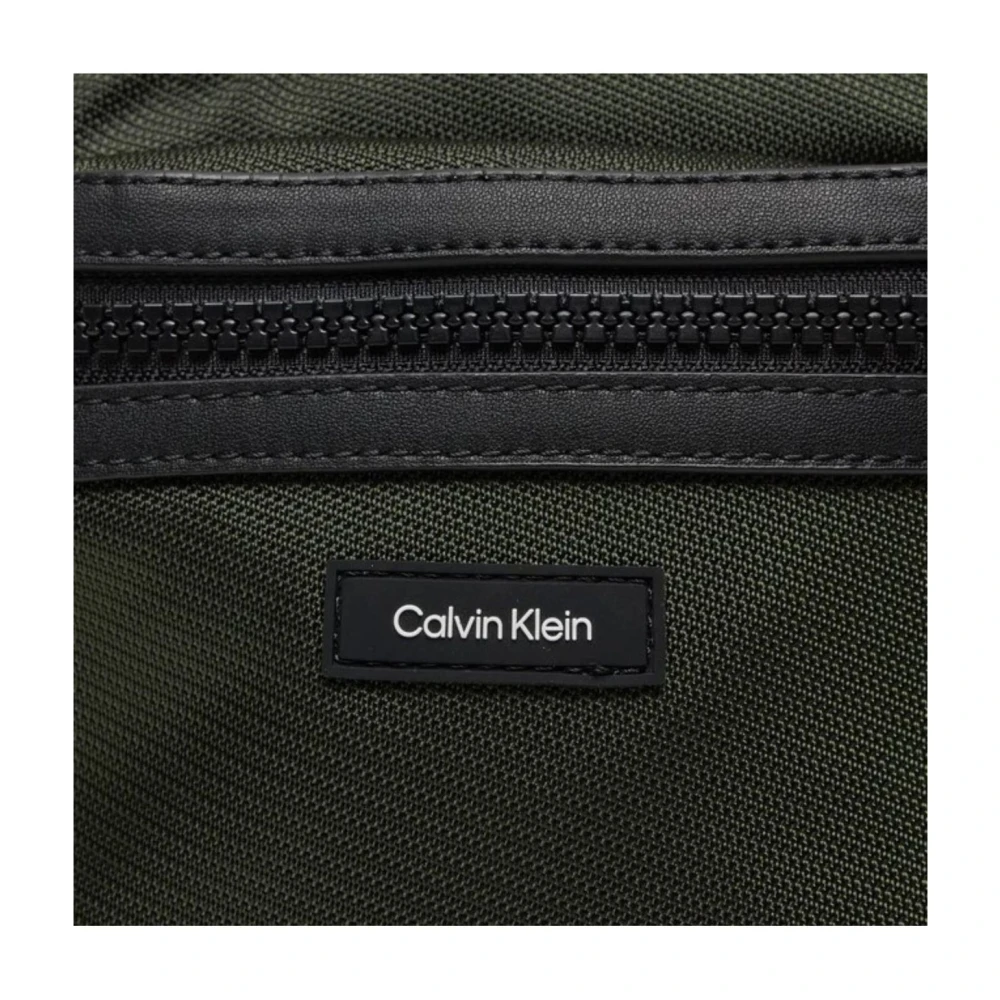 Calvin Klein Essentiële Munt Reporter Tas voor Heren Green Heren