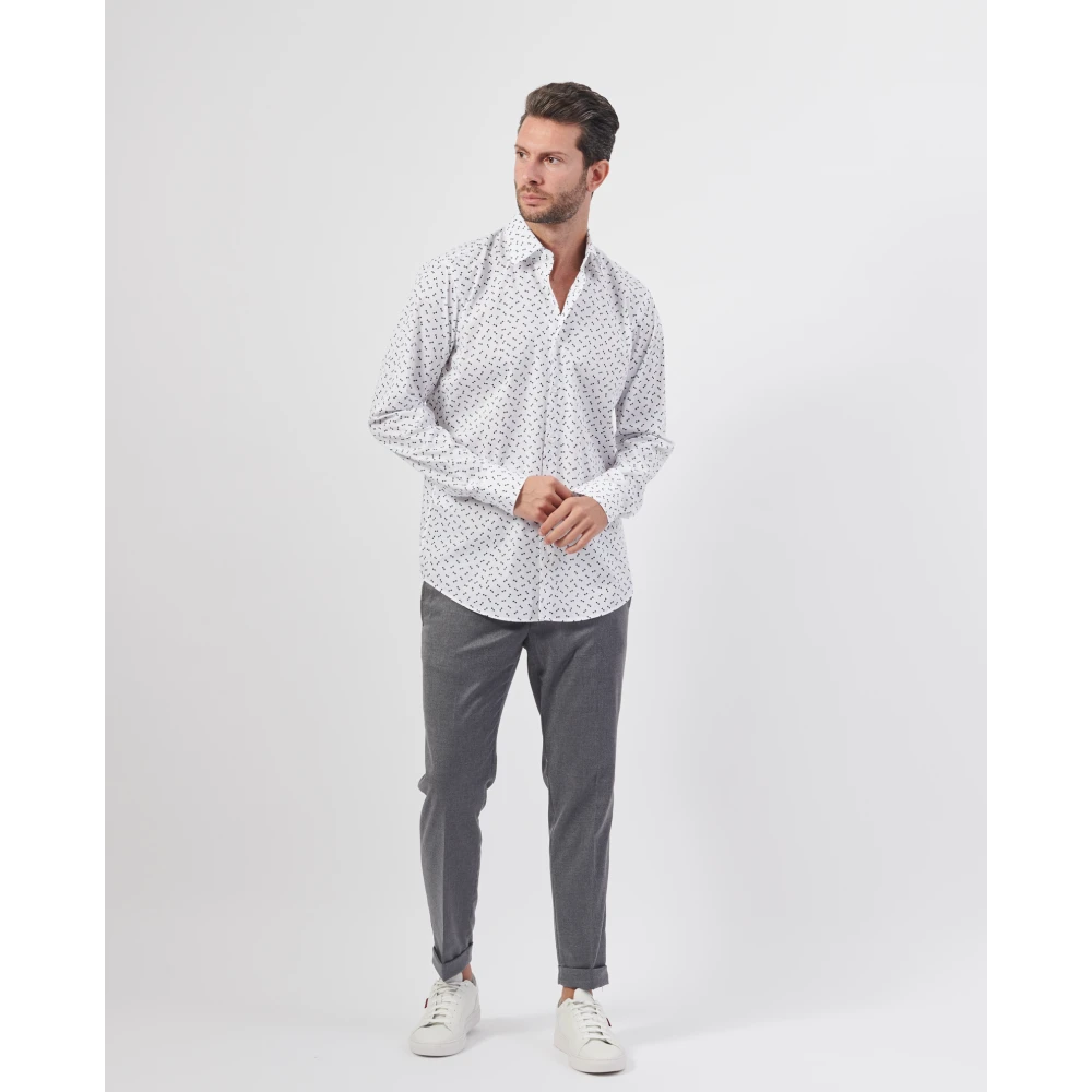 Hugo Boss Groen Sportief Heren Polo Shirt White Heren