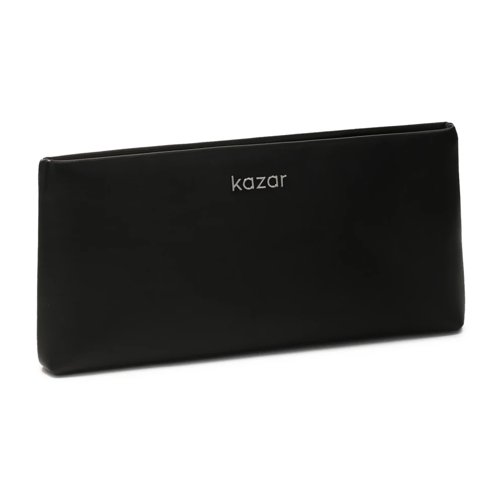 Kazar Minimalistische zwarte clutch handtas Black Dames